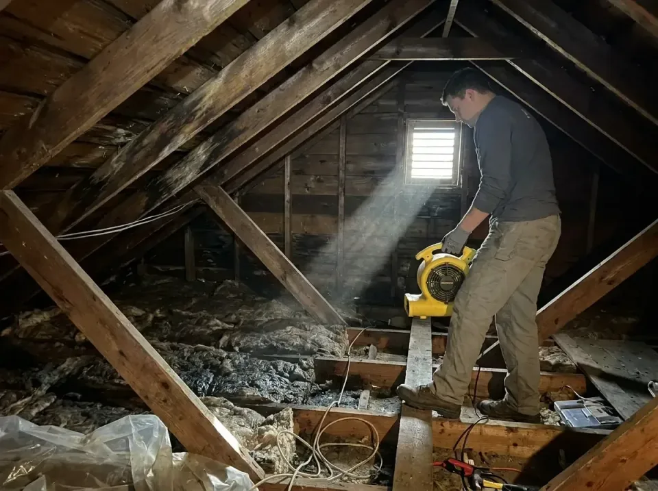 attic-water-damage-drying-proc-007 — frequently asked questions, Emergency Water Extraction & 24/7 Flood Response in Alvin,…